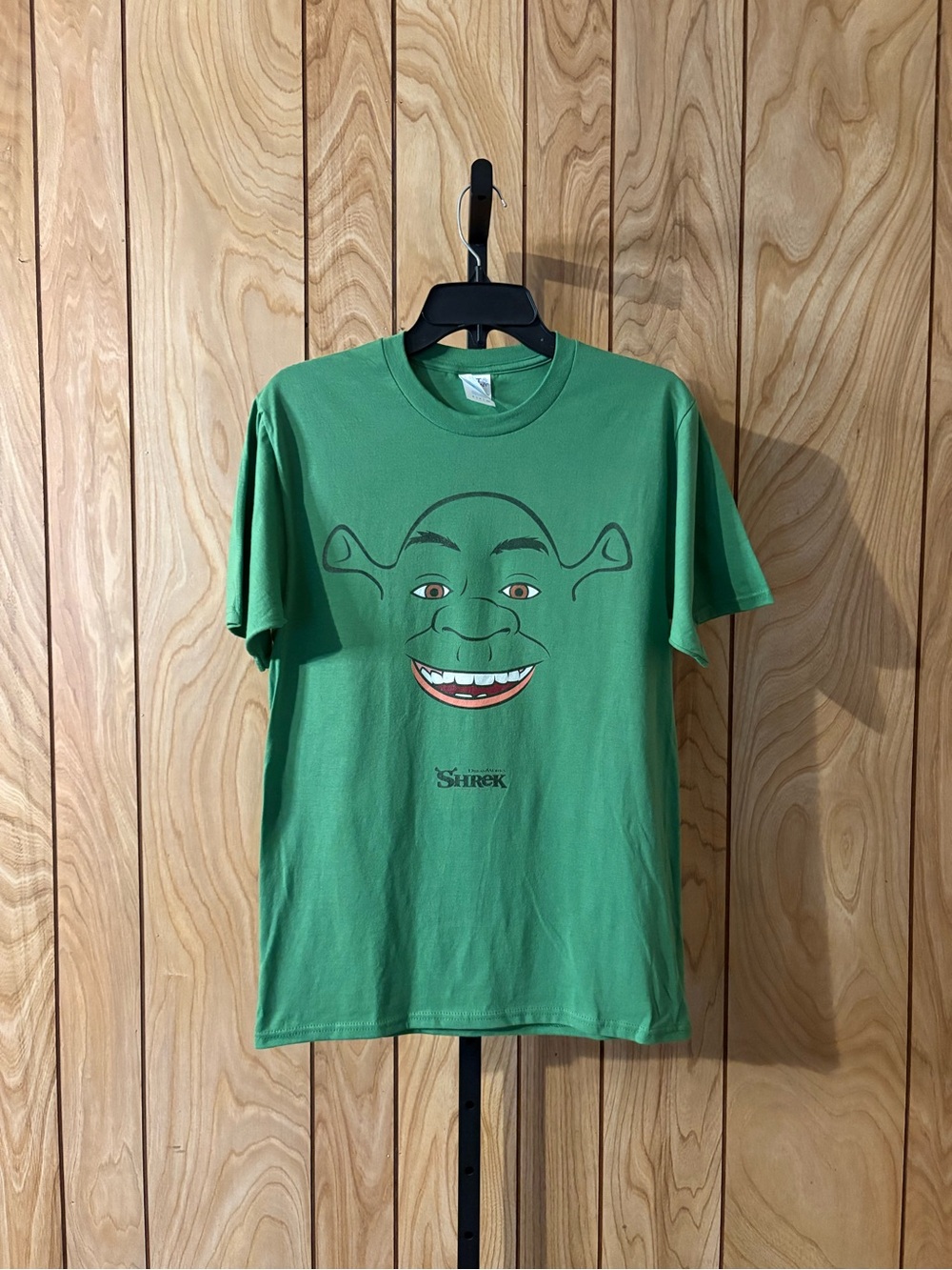 Gildan Green Shrek Face Short Sleeve Tee Small